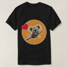 Koala med en pinne