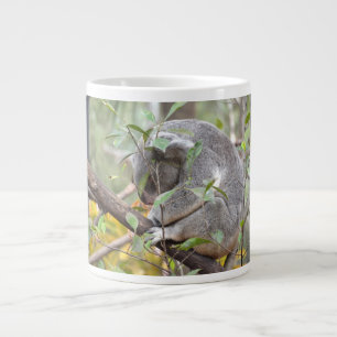koala med sovande fot jumbo mugg