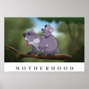Koala "Moderskap" Poster