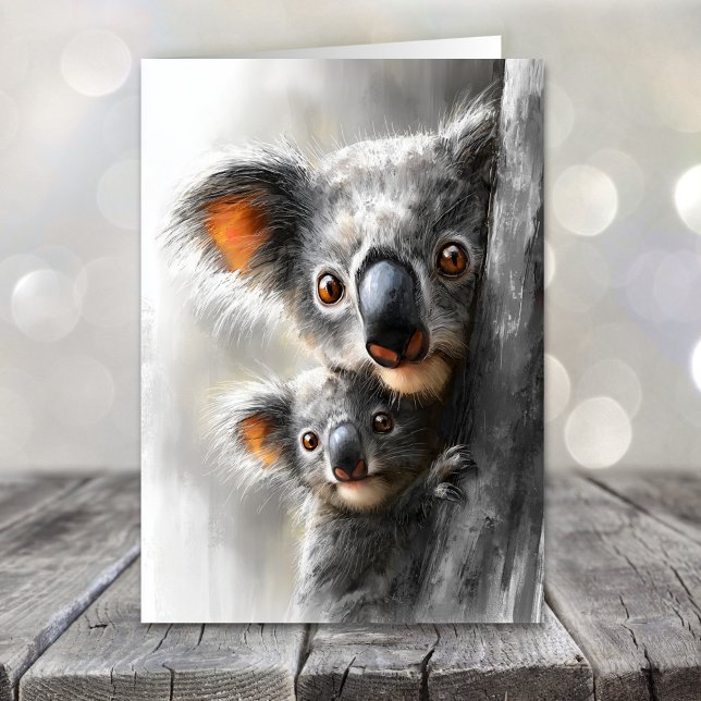 Koala mors dag helgkort (Skapare uppladdad)