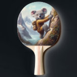 Koala Mountain klättring Pingisracket<br><div class="desc">Embark på en äventyr med denna fega koalbjörn som klättrar i bergsområden. I ett tåligt jacka och utrustat med ryggsäck är det redo att erövra varje topp. Med denna koala blir varje berg en lekplats, varje dal en historia och varje resa ett oförglömligt minne. Upplev hur bra det är med...</div>