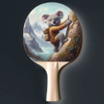 Koala Mountain klättring Pingisracket<br><div class="desc">Embark på en äventyr med denna fega koalbjörn som klättrar i bergsområden. I ett tåligt jacka och utrustat med ryggsäck är det redo att erövra varje topp. Med denna koala blir varje berg en lekplats, varje dal en historia och varje resa ett oförglömligt minne. Upplev hur bra det är med...</div>