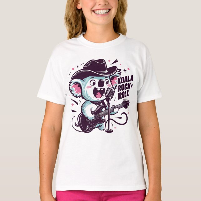 Koala Music Sten'n'roll T Shirt (Framsida)