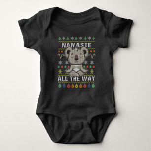 Koala Namaste på alla sätt God jul T Shirt