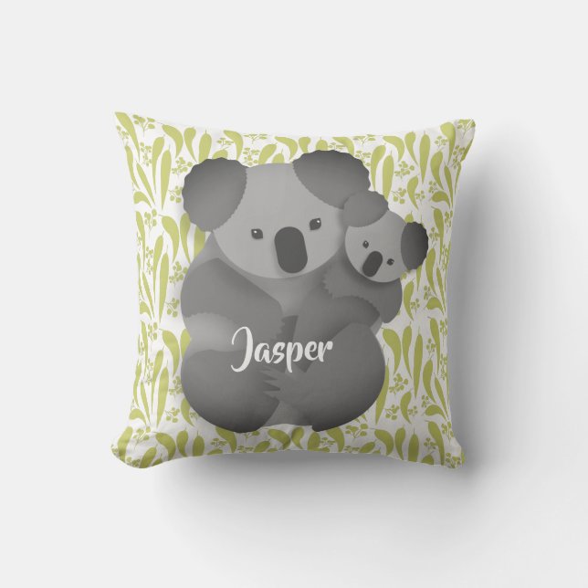 Koala och Baby Joey Kudde (Framsida)