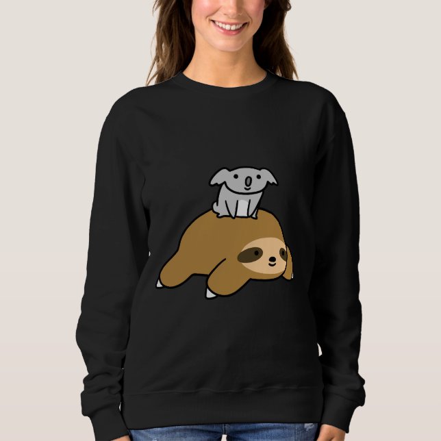 Koala och Sloth T Shirt (Framsida)