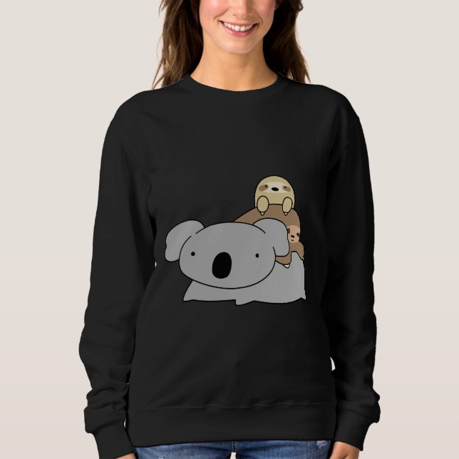 Koala och Sloths T Shirt (Framsida)