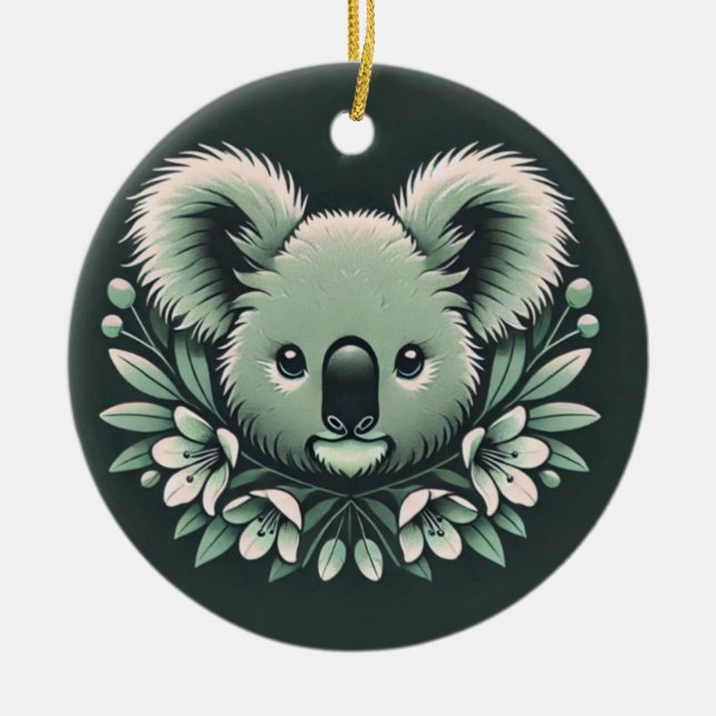 Koala ornament/Koala hängande dekoration (Framsidan)