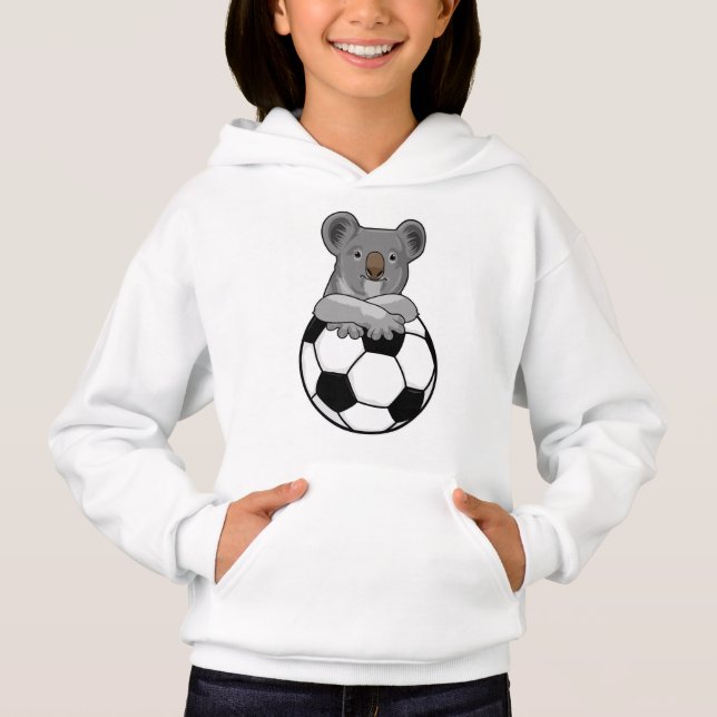 Koala på fotbollssport t shirt (Framsida)