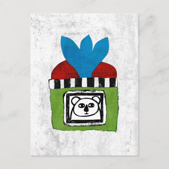 Koala på hemvykort vykort (Framsida)