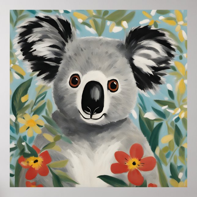 Koala Painting Poster (Framsidan)