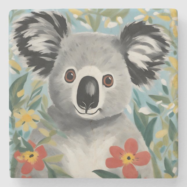Koala Painting Stenunderlägg (Framsidan)