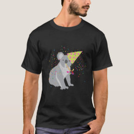 Koala Partying - Djur med Party T Shirt
