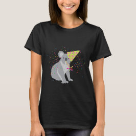 Koala Partying - Djur med Party T Shirt