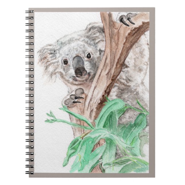 Koala, Peek-a-Boo Anteckningsbok (Framsidan)