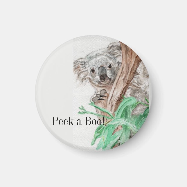 Koala Peek a Boo Magnet (Framsidan)