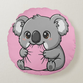 Koala pilow design rund kudde