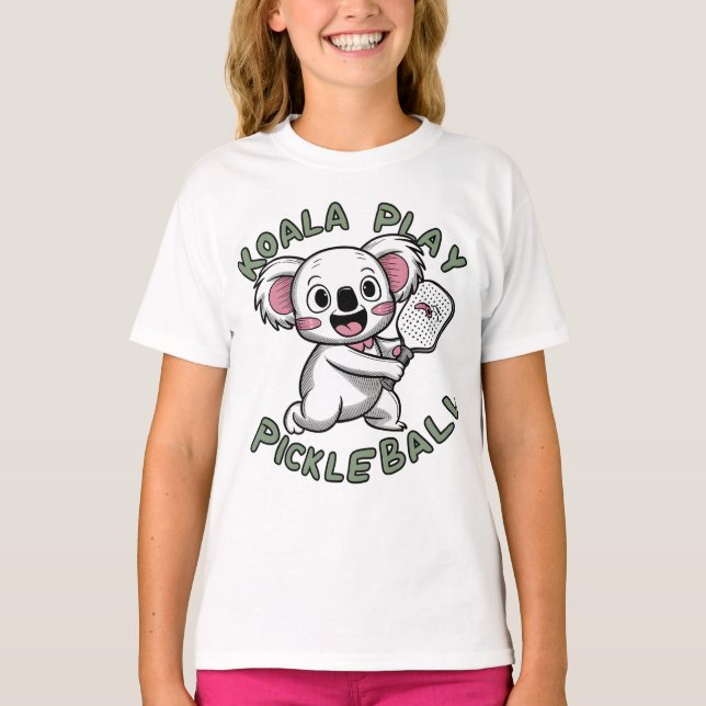 koala play-pickleball t shirt (Framsida)