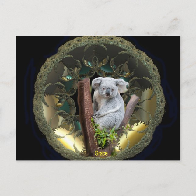 Koala Postcard Vykort (Framsida)