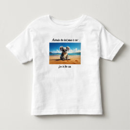 Koala sandstrand Australien det bästa stället att T Shirt