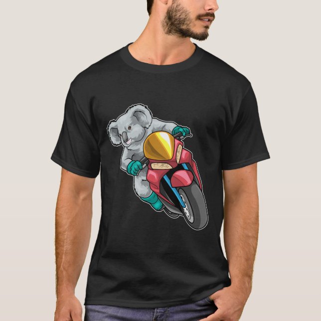 Koala Scooter T Shirt (Framsida)
