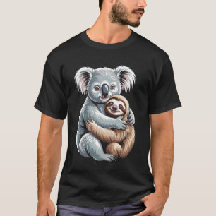 Koala Seng Trögdjur Knuffar Pungdjur Koalas Vilda  T Shirt