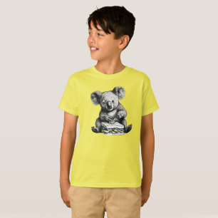 Koala som äter en smörgåsburk t shirt