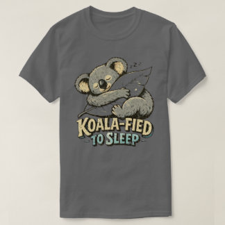 “Koala som matats till sömns” Sömnig koaladesign  T Shirt