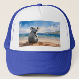 Koala som tittar på havet keps