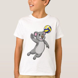 Koala som Volleyball-spelare med Volleyball T Shirt