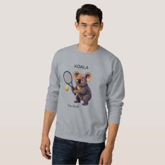 Koala - Söt australiensisk tennisspelare Lång Ärmad Tröja