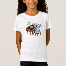Koala spelar piano t shirt