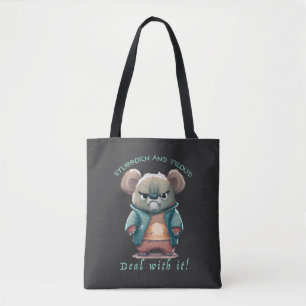 Koala Stubborn har hand om det där lilla, ynkliga. Tygkasse