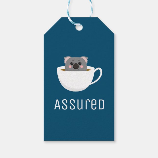 Koala Tea Assurance Presentetikett (Framsidan)