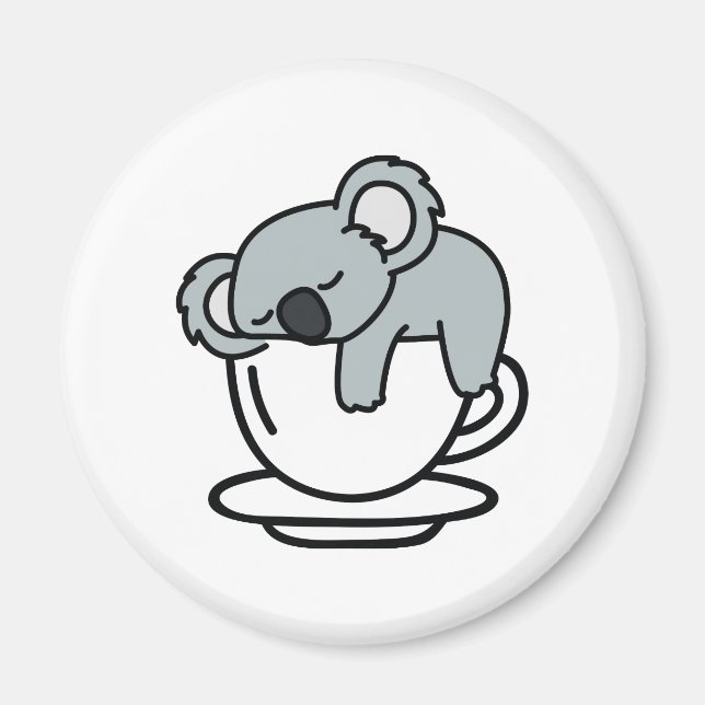 Koala Tea Magnet (Framsidan)