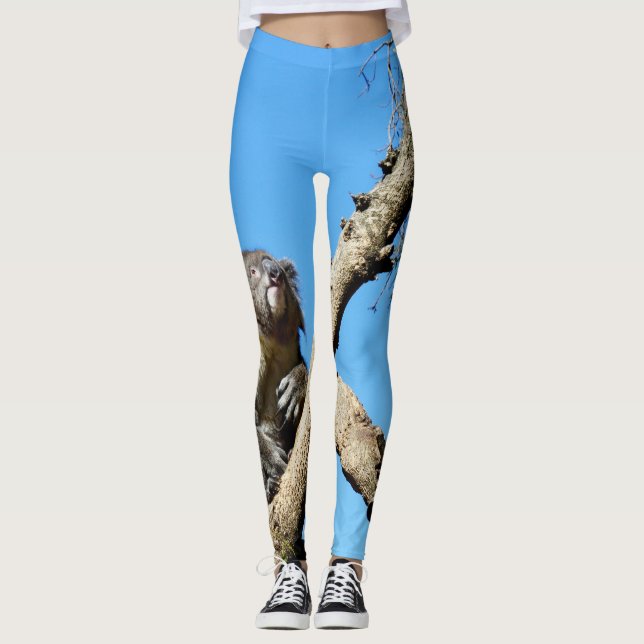 Koala-tid att reflektera över livet. leggings (Framsida)