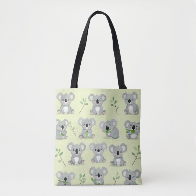 Koala Tote Bag - Cute & Nature-Inspired Animal Tygkasse (Framsida)