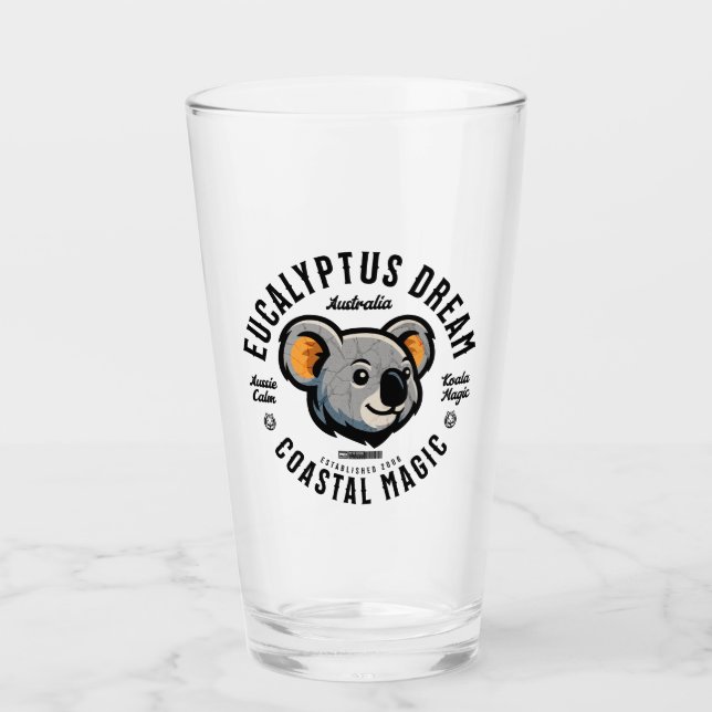 Koala Traum – Eucalyptus Wildnis Australien Glaskopp (Framsida)