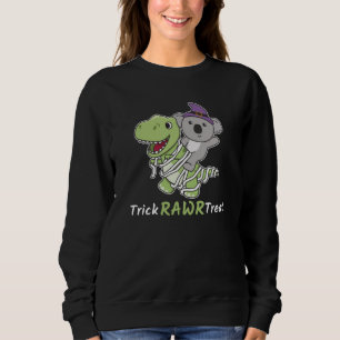Koala Trick Rawr Treat T-rex Mummy Costume T Shirt