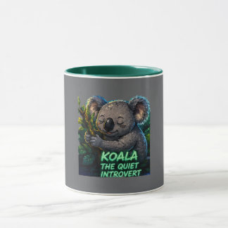 Koala Tyst Introvert Kaffe Mugg
