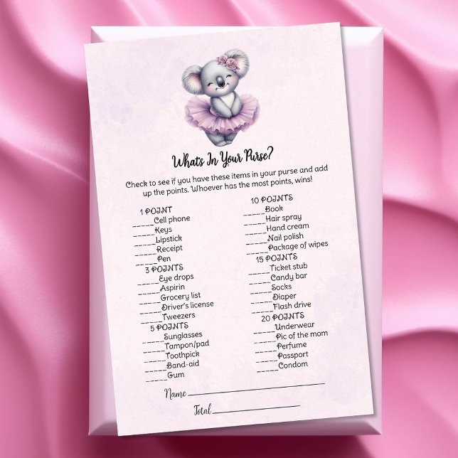 Koala, vad finns i ditt kort för babyskor? (Skapare uppladdad)