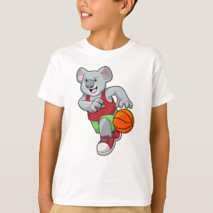 Koala vid Basketball Sports T Shirt