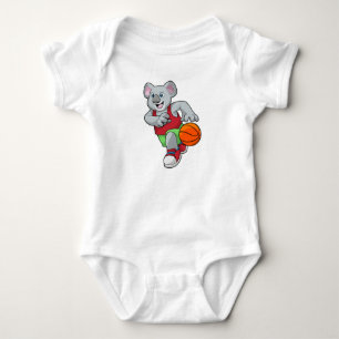 Koala vid Basketball Sports T Shirt