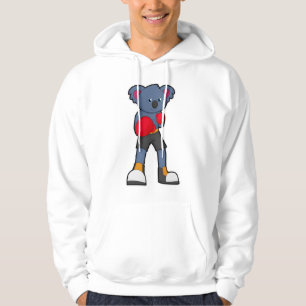 Koala vid Boxing med Boxing-handskar Hoodie