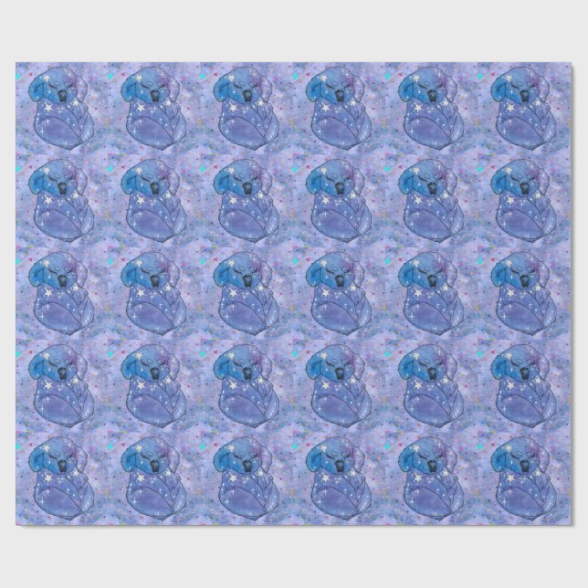 Koala vid namn Seven Presentpapper (Platt)