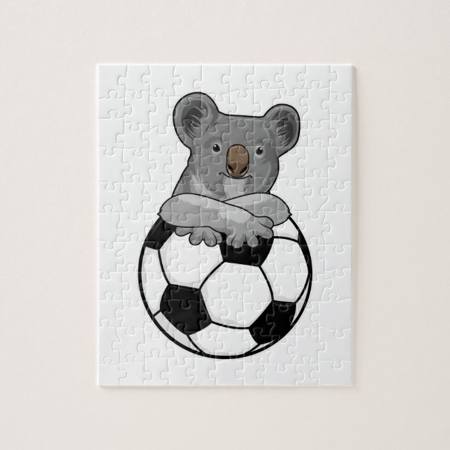 Koala vid sportsport pussel (Vertikal)