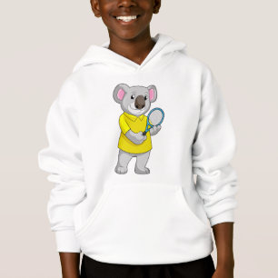 Koala vid Tennis med tennis racket T Shirt