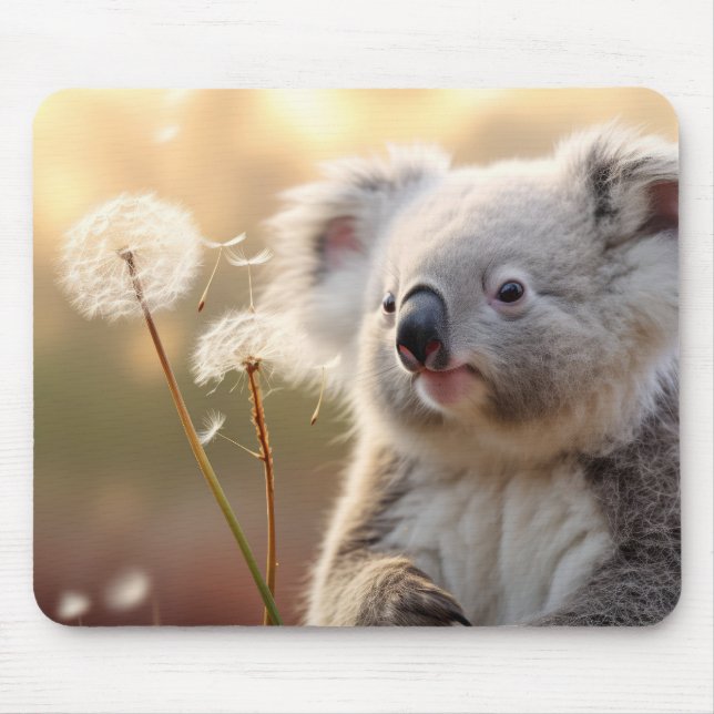 Koala Vild Animal Tranquil fredligt Musmatta (Framsidan)