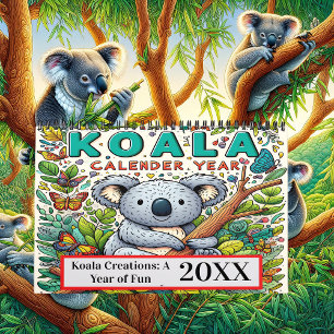 Koala Wonders: A Year of Roligt 2025/2026 Calendar Kalender