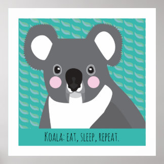 Koalaaffisch Poster